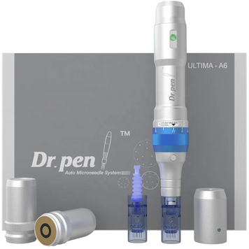 Набір дермапен Dr. Pen A6 + 20 картриджів для фракційної мезотерапії та мікронідлінгу A62012H фото