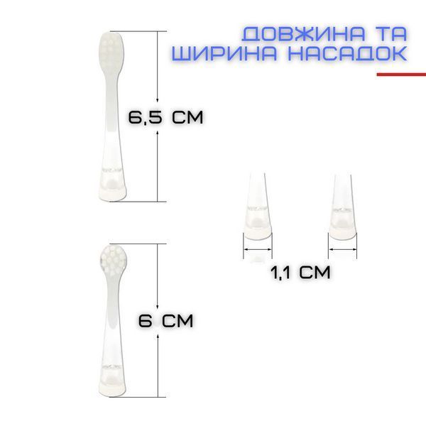 Дитяча Зубна Щітка Електрична Звукова з LED-підсвіткою + 4 Насадки Seago SG513 Рожева SG513 фото