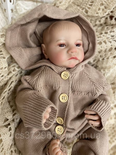 Силиконовая Коллекционная Кукла Реборн Reborn Девочка Сима (Виниловая Кукла) Высота 50 см Reborn Doll фото