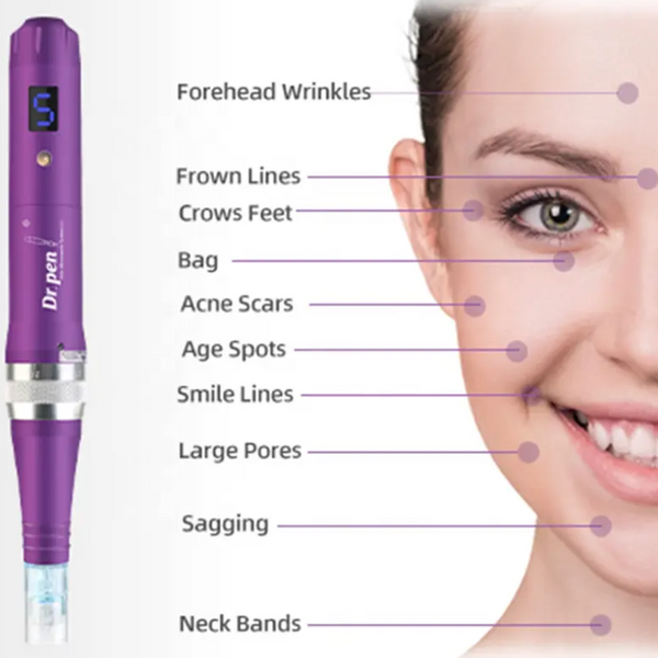 Набор дермапен Dr. Pen X5W + 20 картриджей для фракционной мезотерапии и микронидлинга X5W2012H фото