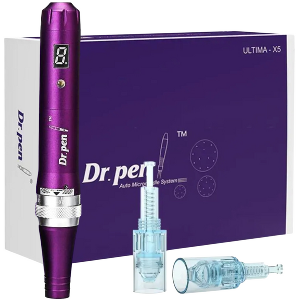 Набор дермапен Dr. Pen X5W + 20 картриджей для фракционной мезотерапии и микронидлинга X5W2012H фото