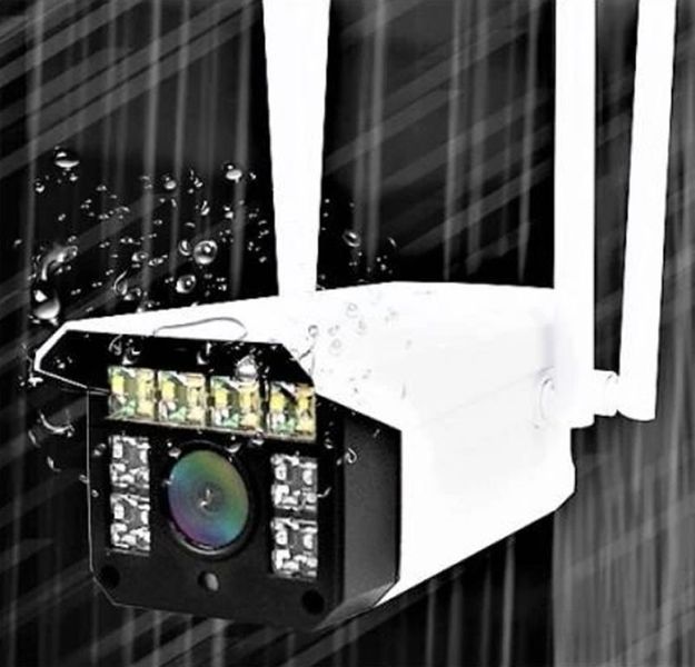 Беспроводная Wifi камера видеонаблюдения V380-K8 уличная IP камера 2 Mp наружного видеонаблюдения для дома jar-V380-K8 фото