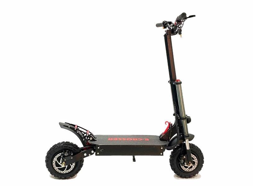 Электросамокат полноприводный мощный Crosser Rocket 2x1600Вт 25Ач 11" Складной электрический самокат Кроссер 69 фото