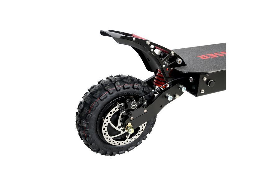 Электросамокат полноприводный мощный Crosser Rocket 2x1600Вт 25Ач 11" Складной электрический самокат Кроссер 69 фото