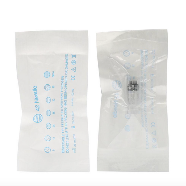 Набір картриджів 10 шт на 24 голки cartridge Dr. Pen M5, M7, E30, A6, A10, N2, MyM  для фракційної мезотерапії та мікронідлінгу microneedling needles 3000Набір фото