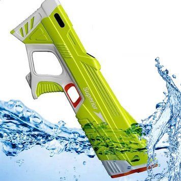 Водний Бластер на акумуляторі Електричний Водяний Пістолет з автоматичним Насосом Для дітей і Дорослих Водный Бластер SU-17 фото
