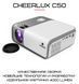 Проєктор Портативний Full HD 4000 Lumen 1920*1080P з Динаміком + WIFI 5G + Bluetooth 5.0 Cheerlux C50 Cheerlux C50 фото 2
