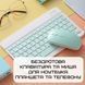 Комплект Клавіатура та Мишка Бездротова Bluetooth з UA Розкладкою на акумуляторі Міні Ультратонка для ПК KIT-M фото 2