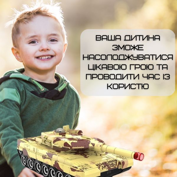 Танк Трансформер Игрушка Робот на Пульте Радиоуправления со Световыми и Звуковыми Эффектами + Вращение на 360&deg; Танк на Радиоуправлении фото