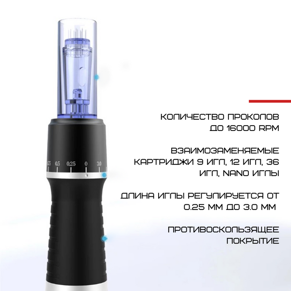 Набор дермапен Dr. Pen A1-C + 40 картриджей для фракционной мезотерапии и микронидлинга A1C4009H фото