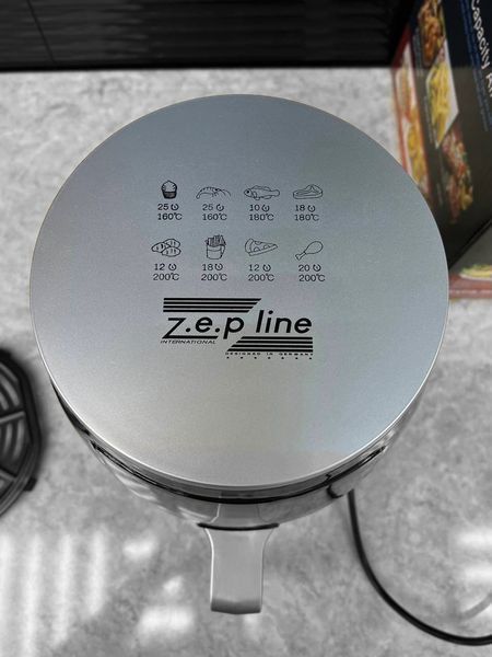Аэро-фритюрница цифровая Zepline ZP 085 Фритюрница без масла Безмасляная фритюрница 6L 3000W ZP085 фото
