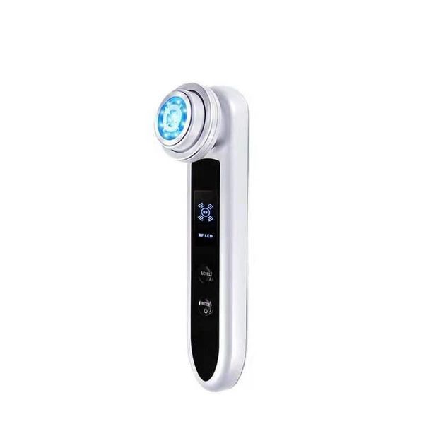Мікрострумовий Масажер Для Обличчя з Функцією RF + EMS + LED Терапія та Охолодження Білий RF001 фото