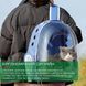 Рюкзак Переноска Сумка Для Кішки до 7 кг зі Сферичним Ілюмінатором Синя ZM-R2 фото 2
