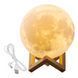 Лампа Луна 3D Moon Lamp, Настольный детский ночник луна Magic, 3D ночник светильник от сети 57721 фото 1