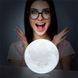 Лампа Луна 3D Moon Lamp, Настольный детский ночник луна Magic, 3D ночник светильник от сети 57721 фото 7