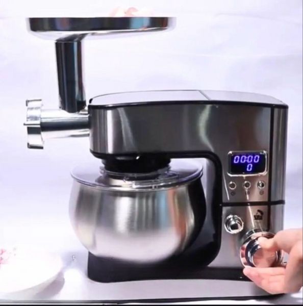 Потужний універсальний кухонний комбайн з м'ясорубкою 4в1 Top Kitchen 4500Вт 7л Кухонна машина Комбайн кухонний Комбайн для кухні Tk00225 фото