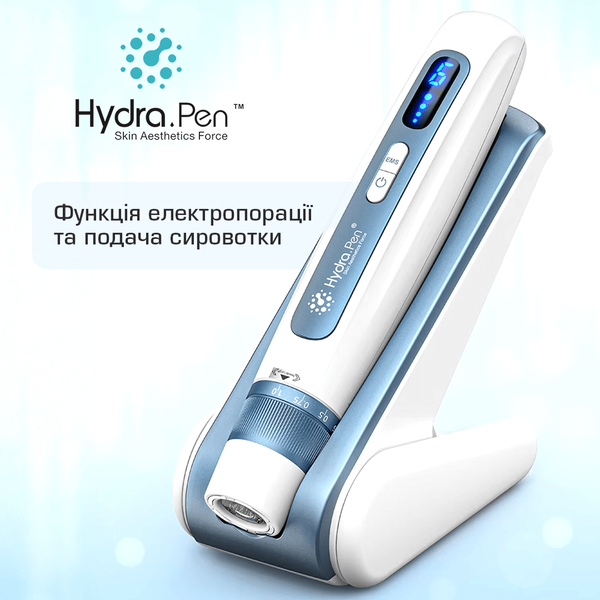 Набор Дермапен Hydra Pen H5 с электропорацией и подачей сыворотки + картриджи для дермапена 10 шт H51012H фото
