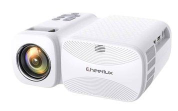 Проєктор для дому Cheerlux C11 Портативний WIFI Міні LED Проектор Мультимедійний 2600 Lumen з Динаміком Білий Проектор для фільмів Cheerlux C11 фото