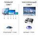 Проєктор для дому Cheerlux C11 Портативний WIFI Міні LED Проектор Мультимедійний 2600 Lumen з Динаміком Білий Проектор для фільмів Cheerlux C11 фото 5