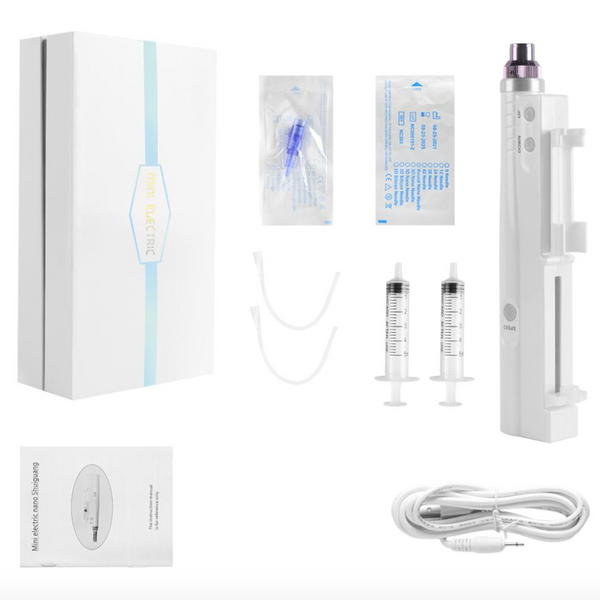 Набір Гідропен Aqua DermaPen Pro + 30 картриджів для фракційної мезотерапії та мікронідлінгу ADP3012H фото