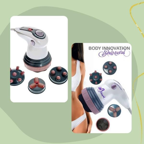 Антицелюлітний масажер інфрачервоний Масажер ручний вібромасажер Body Innovation Sculptural 88 фото