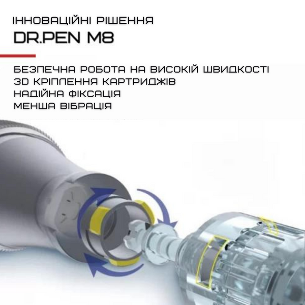 Набор дермапен Dr. Pen M8-W + 20 картриджей для фракционной мезотерапии и микронидлинга M8W2011H фото