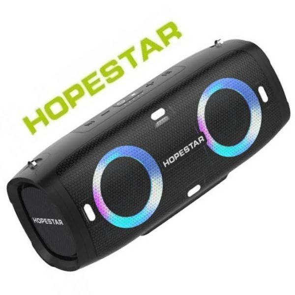Портативна bluetooth колонка Hopestar a6 party Блютуз колонка хопстар led Бездротова hopestar 89 фото