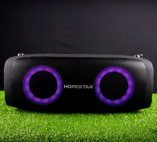 Портативна bluetooth колонка Hopestar a6 party Блютуз колонка хопстар led Бездротова hopestar 89 фото