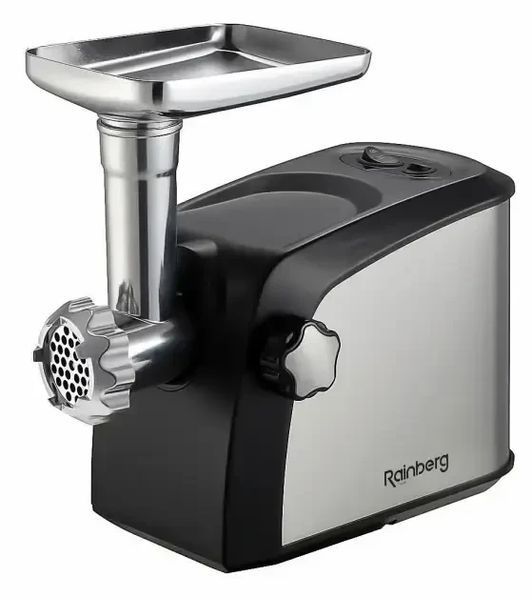 Мясорубка электрическая бытовая Rainberg RB 673 3000W с соковыжималкой, Универсальная мясорубка реверс rb 673 фото