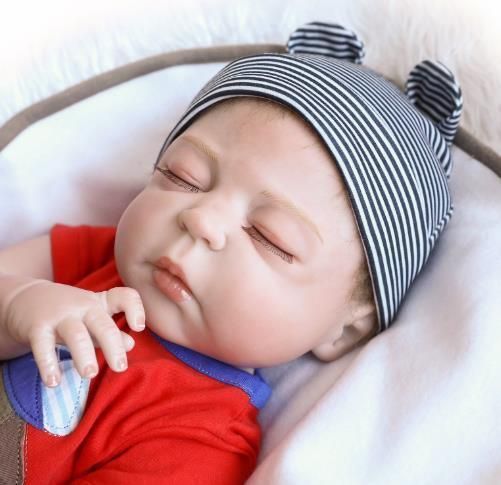 Силіконова Колекційна Лялька Реборн Reborn Хлопчик Кірюша (Вінілова Лялька) Висота 57 см Reborn Doll фото