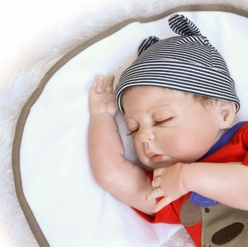 Силіконова Колекційна Лялька Реборн Reborn Хлопчик Кірюша (Вінілова Лялька) Висота 57 см Reborn Doll фото