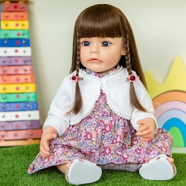 Силиконовая Коллекционная Кукла Реборн Reborn Девочка Власта Полностью Анатомическая ( Виниловая Кукла ) Высота 55 см Реборн Дівчинка Власта фото