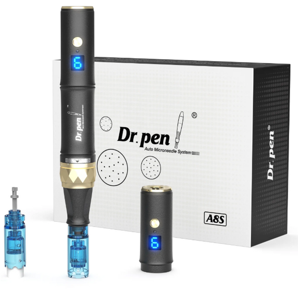 Бездротовий Дермапен Dr.Pen A8S Автономний Електричний Мезоролер Для Обличчя та Тіла 6 Режимів + 2 Насадки + 2 Модуля A8S фото