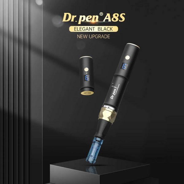 Бездротовий Дермапен Dr.Pen A8S Автономний Електричний Мезоролер Для Обличчя та Тіла 6 Режимів + 2 Насадки + 2 Модуля A8S фото