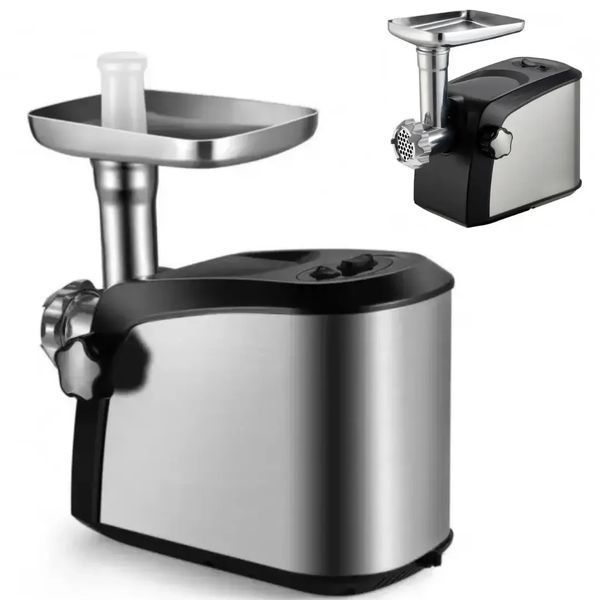 Мясорубка Rainberg RB-673 A 3000W электрическая с реверсом , с насадками для ковбаси та кеббе мощная соковы RB-673 A фото