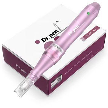 Бездротовий Дермапен Dr.Pen Ultima M7 Дермаштамп Електричний Мезоролер Для Обличчя Фракційна Мезотерапія Рожевий M7 фото
