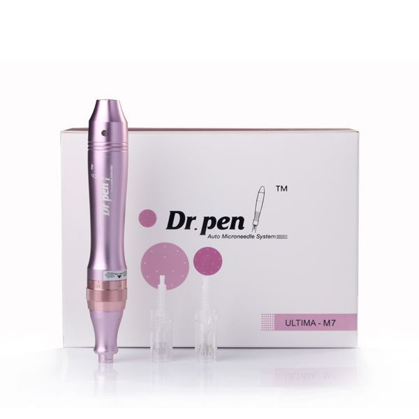 Бездротовий Дермапен Dr.Pen Ultima M7 Дермаштамп Електричний Мезоролер Для Обличчя Фракційна Мезотерапія Рожевий M7 фото