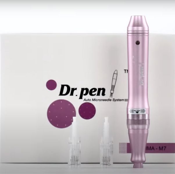 Бездротовий Дермапен Dr.Pen Ultima M7 Дермаштамп Електричний Мезоролер Для Обличчя Фракційна Мезотерапія Рожевий M7 фото