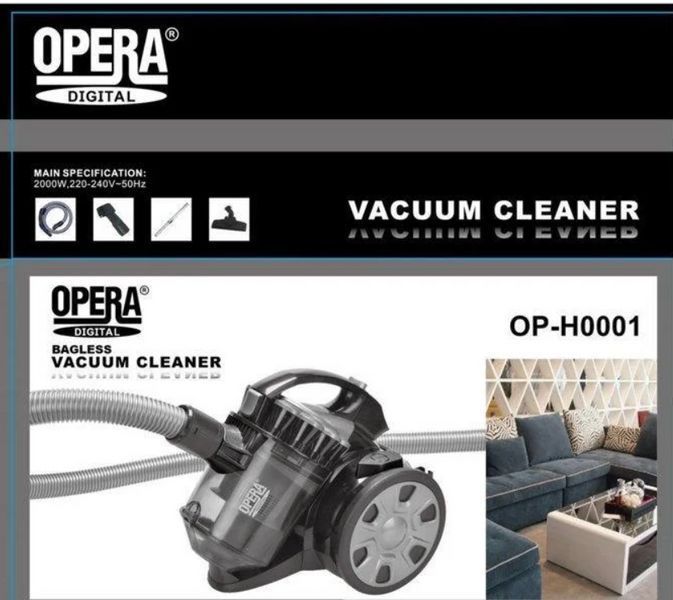 Колбовый Потужний Пилосос Opera Digital 2500В 3Л (OP-600) OP-600 фото