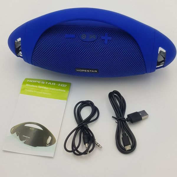 Портативна вологозахищена колонка HOPESTAR Оригінал H37 Bluetooth USB, FM 9234 фото