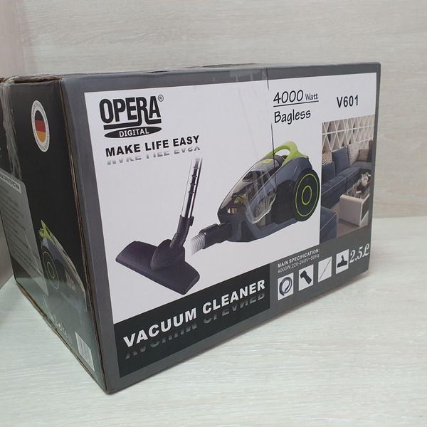 Циклонный контейнерный пылесос без мешка Opera digital V-601 3500 W Мощный пылесос для сухой уборки 2,5 л Opera digital V-601 фото