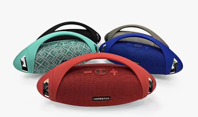 Портативна вологозахищена колонка HOPESTAR Оригінал H37 Bluetooth USB, FM 9234 фото