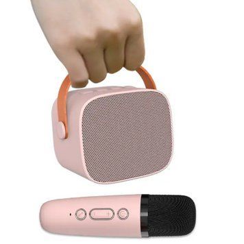 Дитяча Бездротова Караоке Система Портативна Bluetooth Колонка + Мікрофон із функцією Зміни Голосу Р2 P2 фото