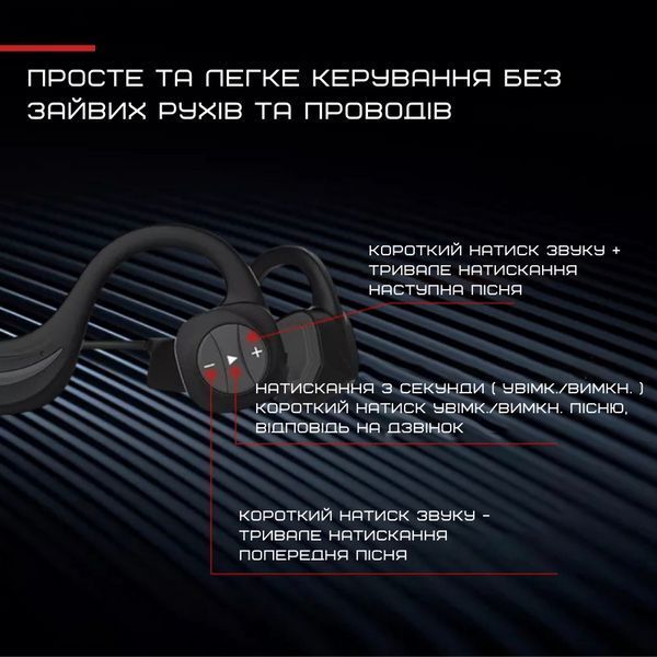 Костные Наушники Bluetooth Автономные со Встроенным Чипом Bluetrum и Картой Памяти на 16G Sainyer B20 B20 фото