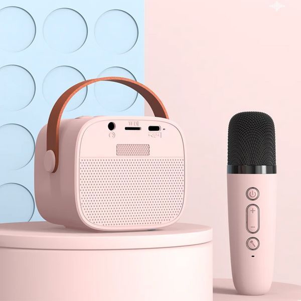 Дитяча Бездротова Караоке Система Портативна Bluetooth Колонка + Мікрофон із функцією Зміни Голосу Р2 P2 фото