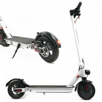 Складний електросамокат Crosser E9 Premium Білий 10" 9,6Ah 36V для дітей і дорослих Електричний Самокат 105 фото