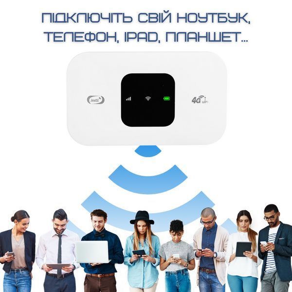 Мобільний Роутер Маршрутизатор MIFI 4G Переносний Модем Для під'єднання до інтернету Під Сім Карту з Переносной Роутер MIFI фото