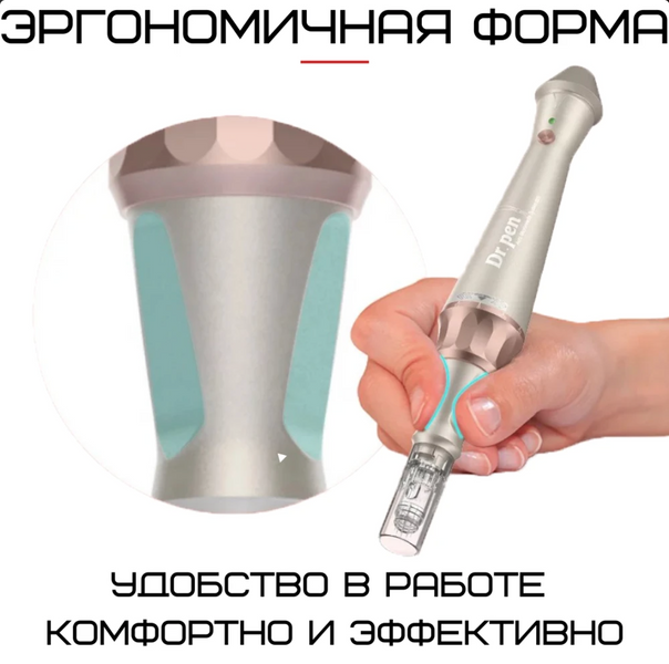 Набір дермапен Dr. Pen E30-W + 50 картриджів для фракційної мезотерапії та мікронідлінгу E30W5012H фото