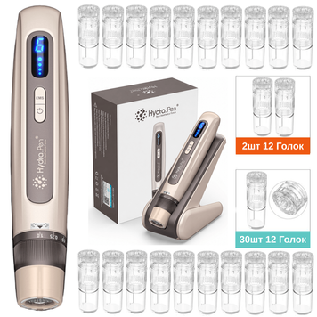 Набор дермапен Hydra Pen H5 + 30 картриджей для фракционной мезотерапии и микронидлинга H5К3012H фото