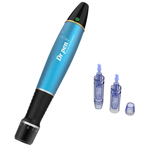 Набір дермапен Dr. Pen A1-W + 100 картриджів для фракційної мезотерапії та мікронідлінгу A1W10009H фото